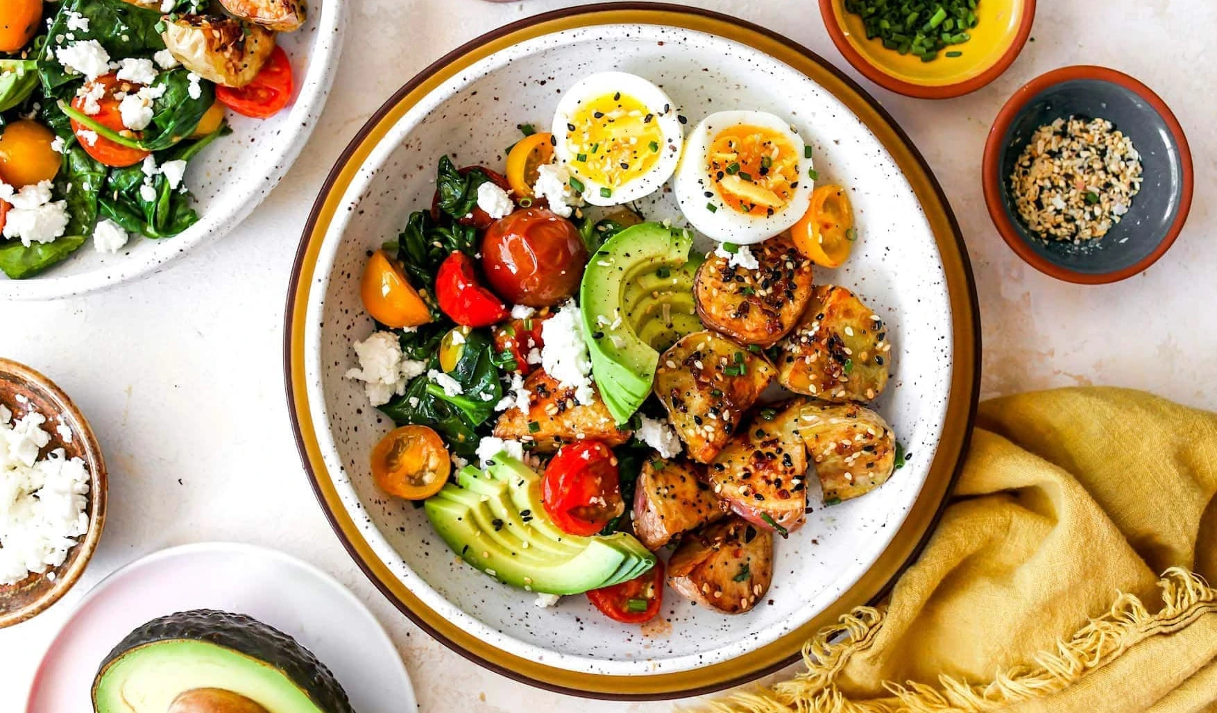 Egg Edamame Power Bowl
