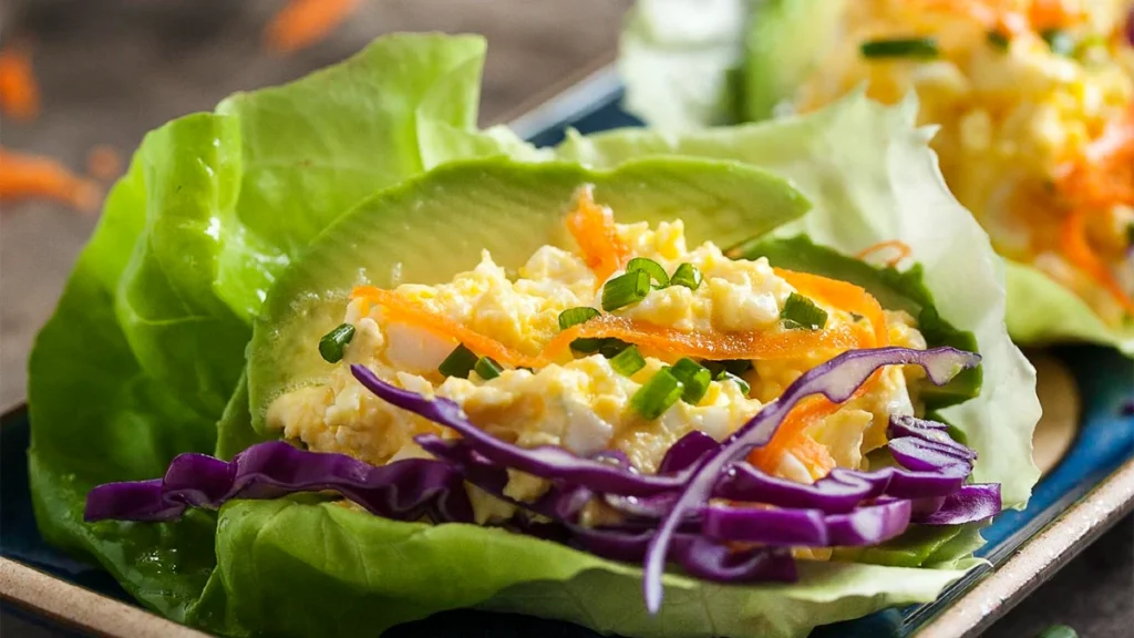 Egg Salad Lettuce Cups