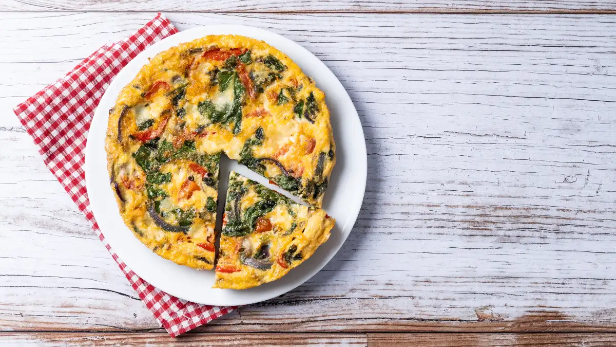 Egg White Frittata with Bell Peppers