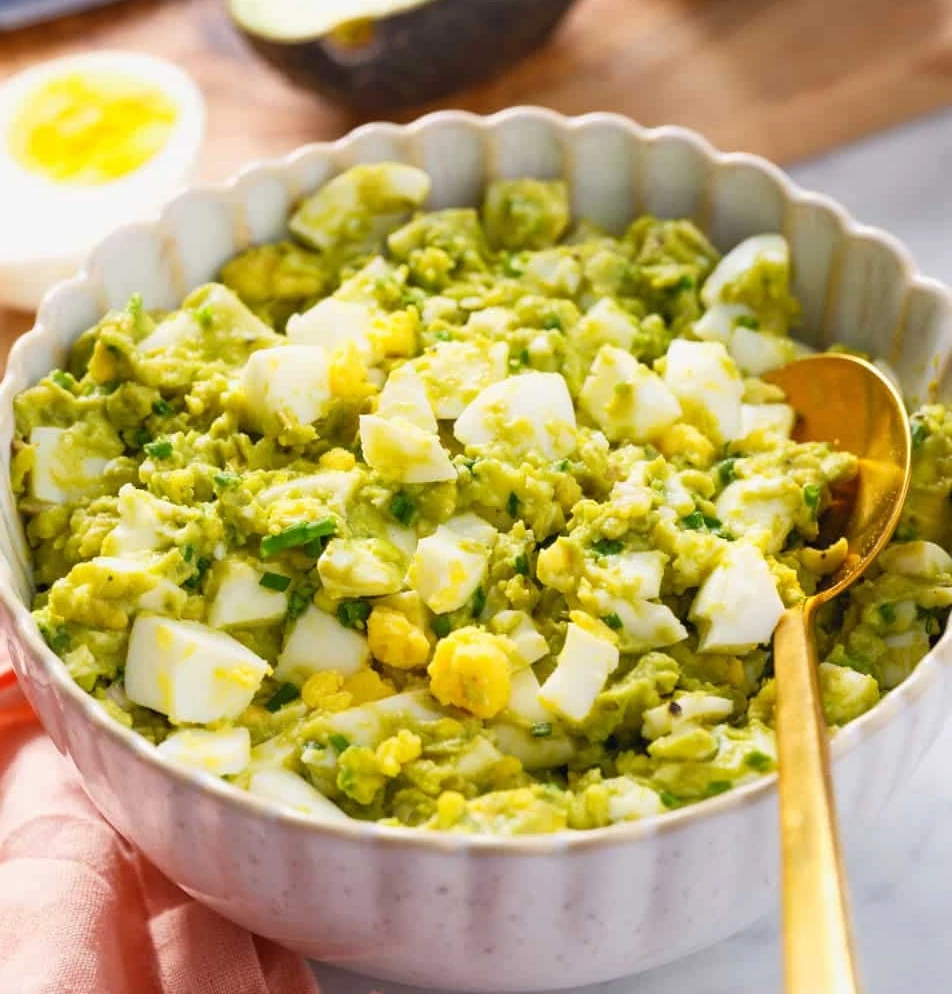 Egg and Avocado Salad Egg Bowls