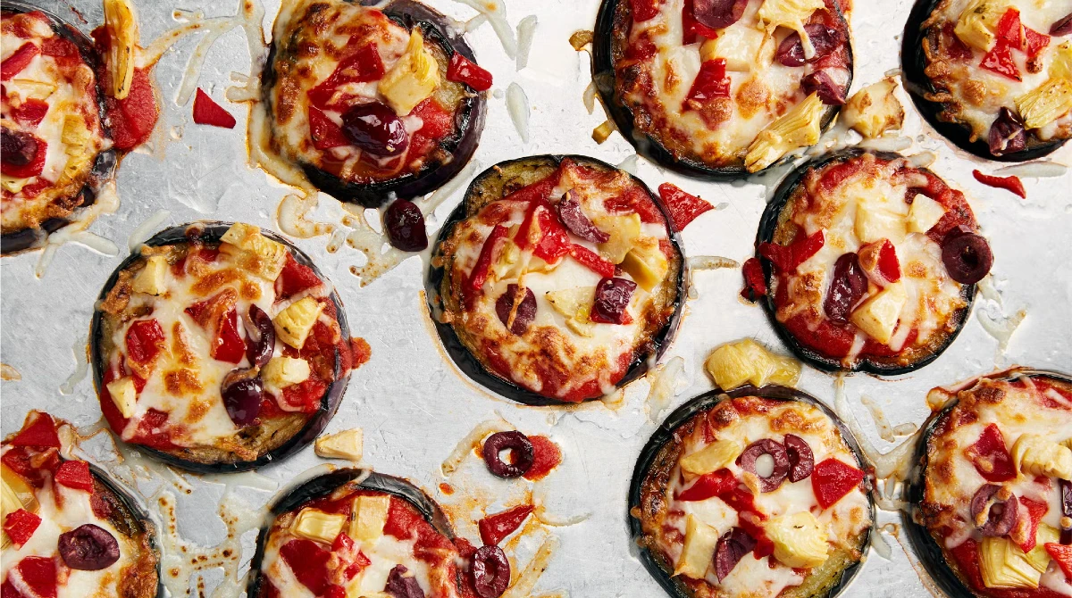 Eggplant Pizza Bites