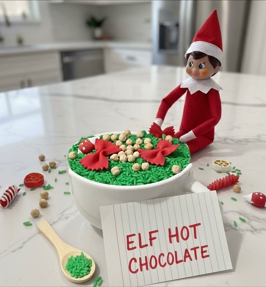 Elf's Festive Sensory Bin