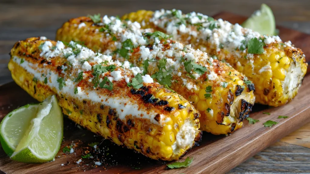 Elote Style Corn Tacos