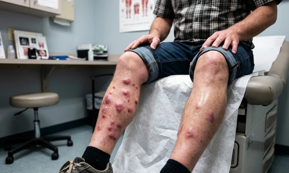 Erythema Nodosum (Painful Red Nodules on Legs)
