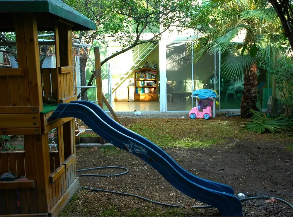 Wooden Playground Structure