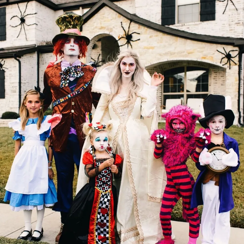 Family Halloween Curiouser Costumes