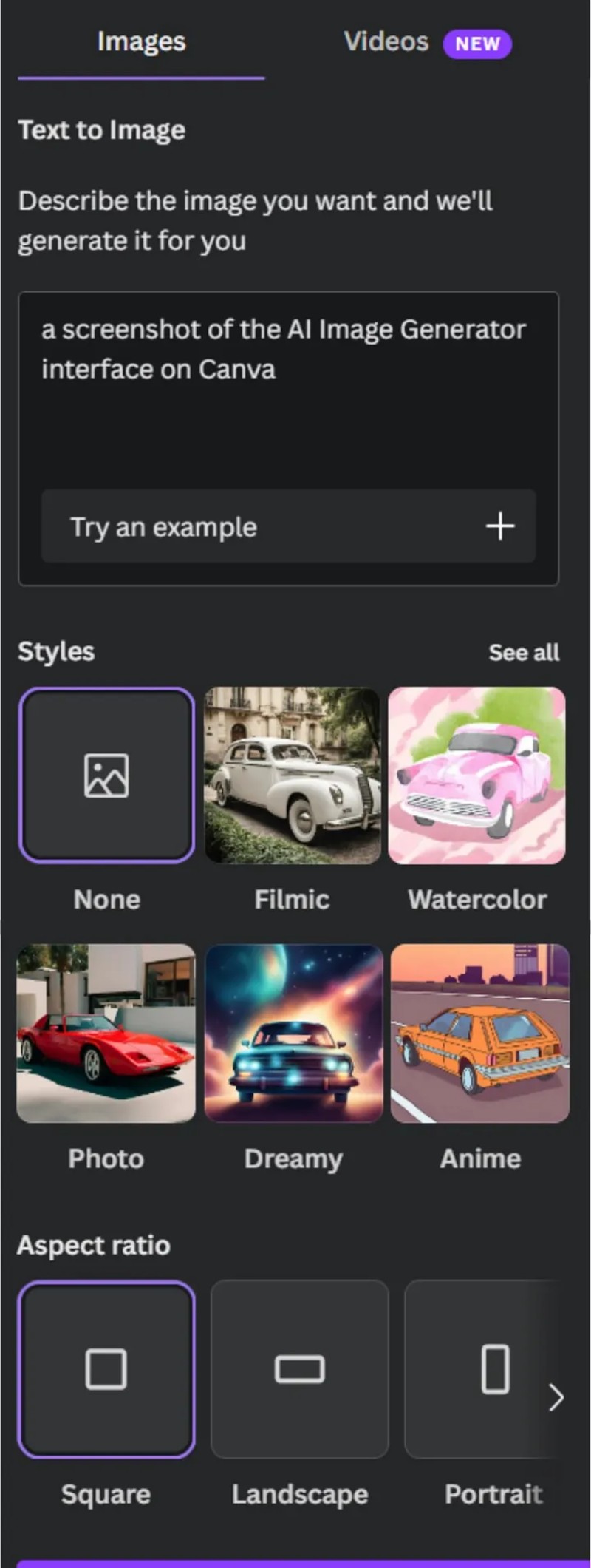 Find the AI Image Generator