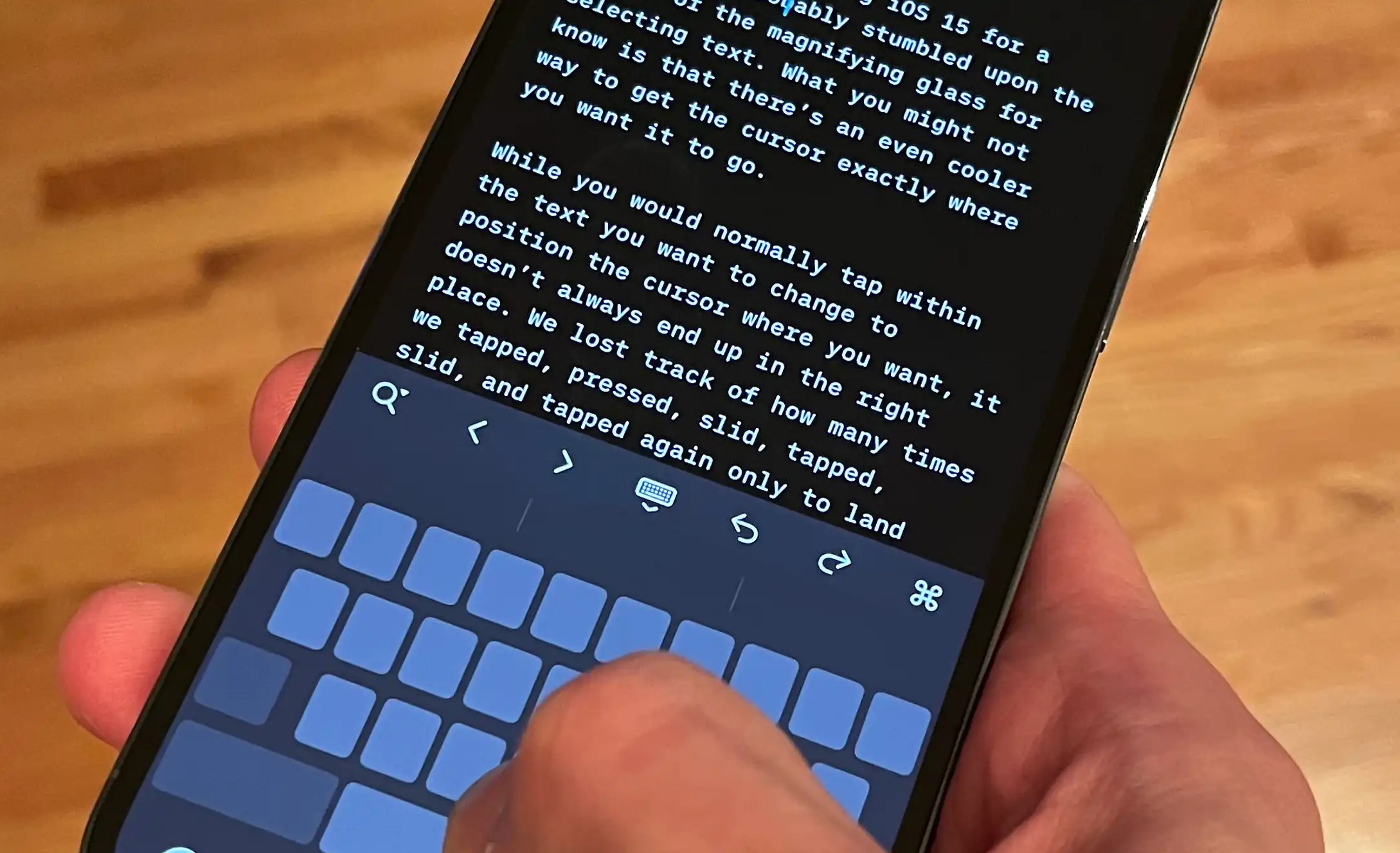 Fix Typos Fast: The Keyboard Trackpad