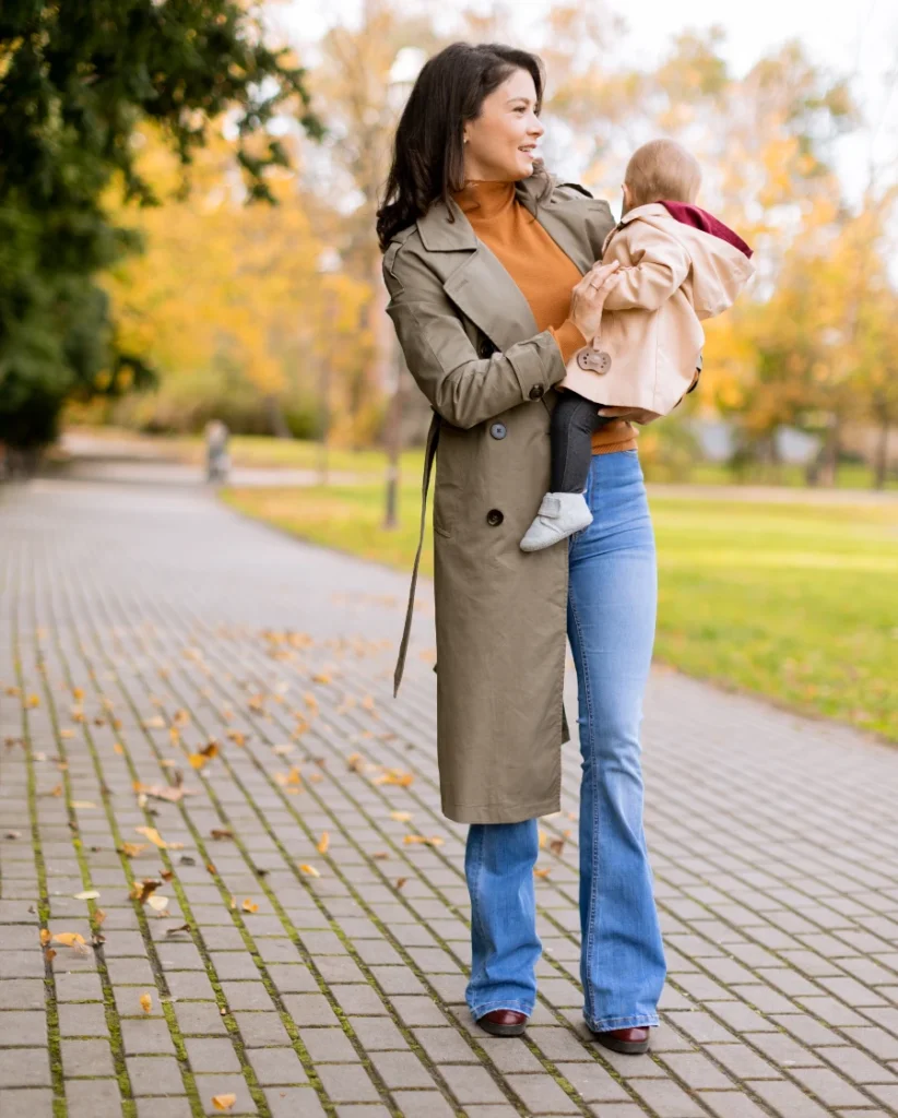 Flare Jeans Autumn Layer