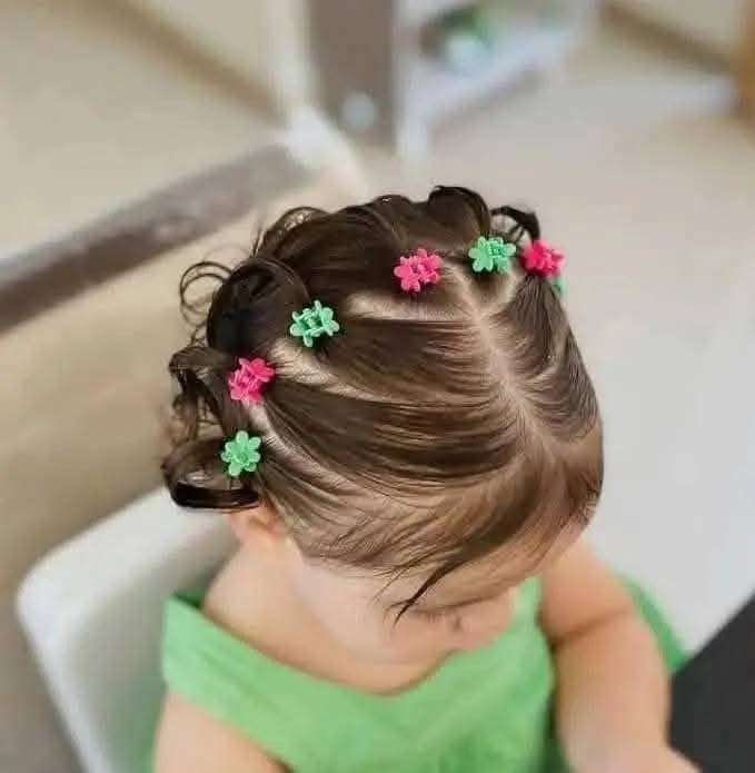 Floral Butterfly Clip Halo