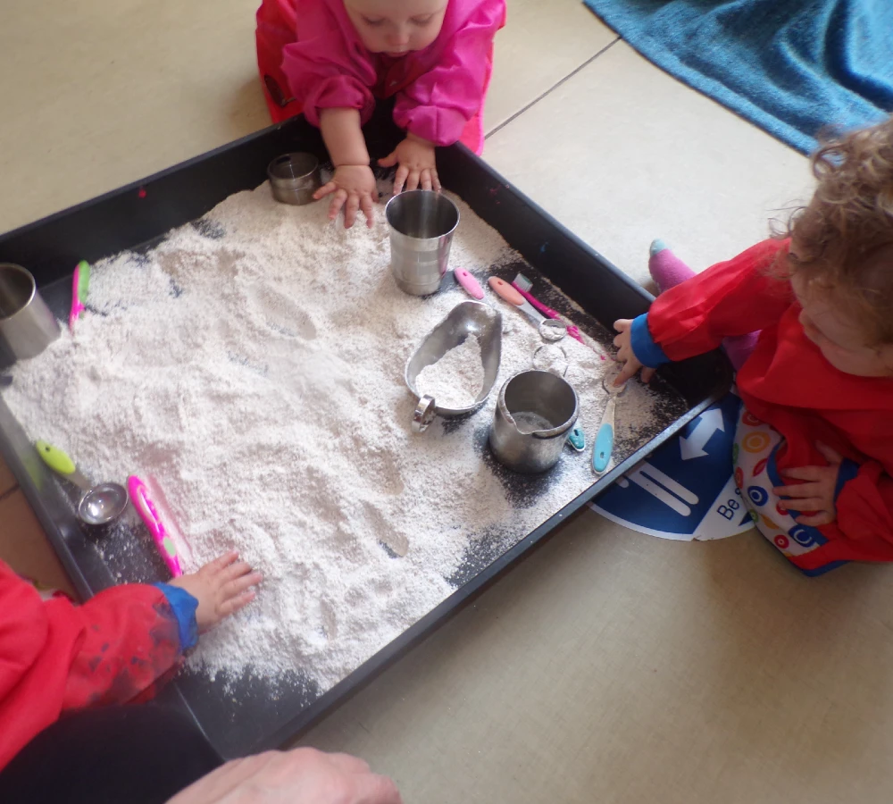 Flour Sensory Play Fun