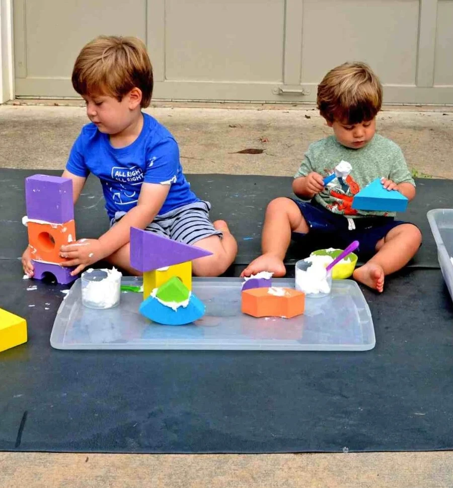 Foamy Block Building