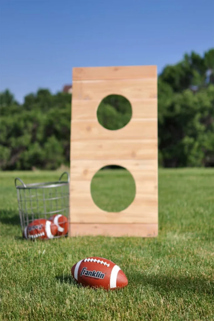 Football Cornhole Challenge