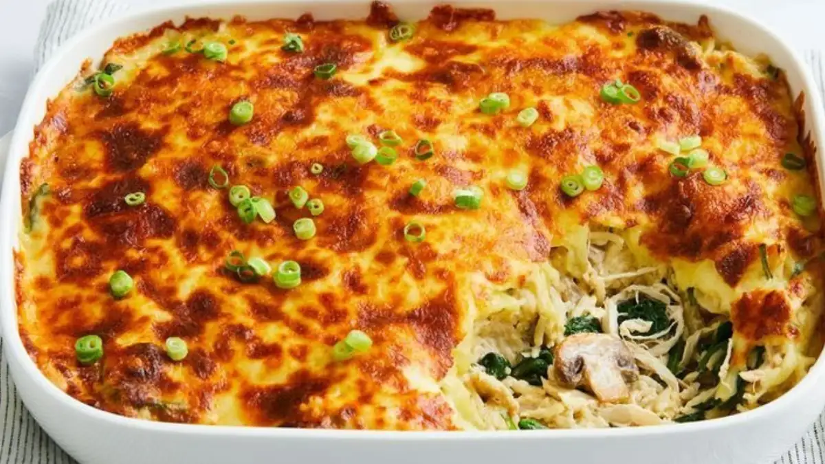 French Onion Chicken Rice Casserole