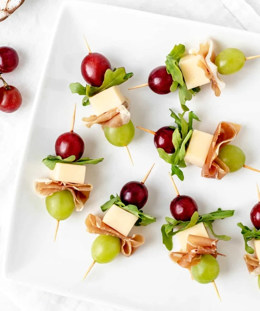 Frozen Grape Skewers