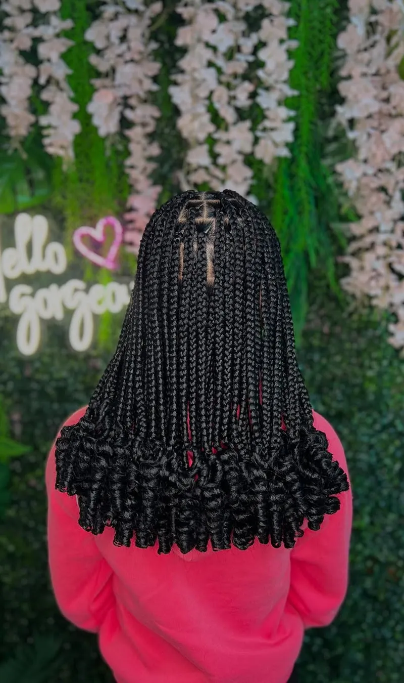Full-head box braid masterpiece