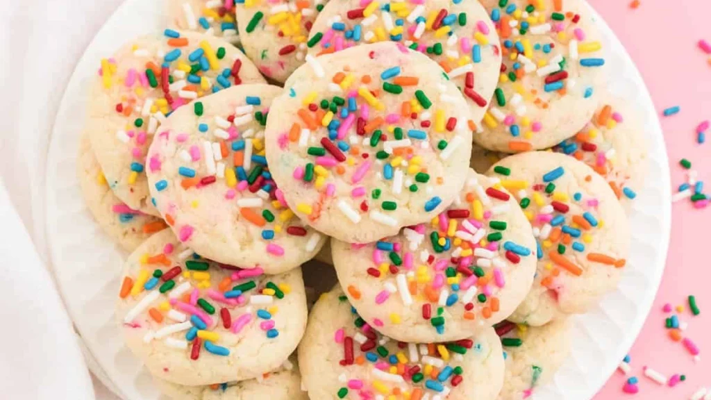 Funfetti Cake Mix Cookies
