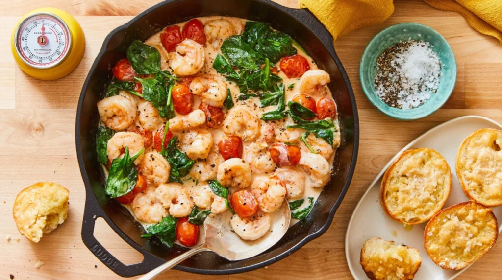 Garlic Shrimp Skillet