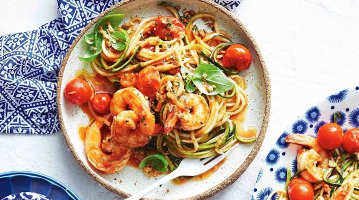 Garlic Shrimp with Zoodles