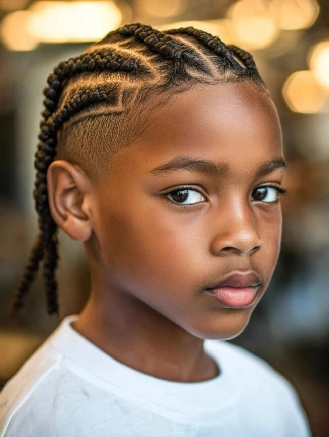 Geometric Cornrow Masterpiece