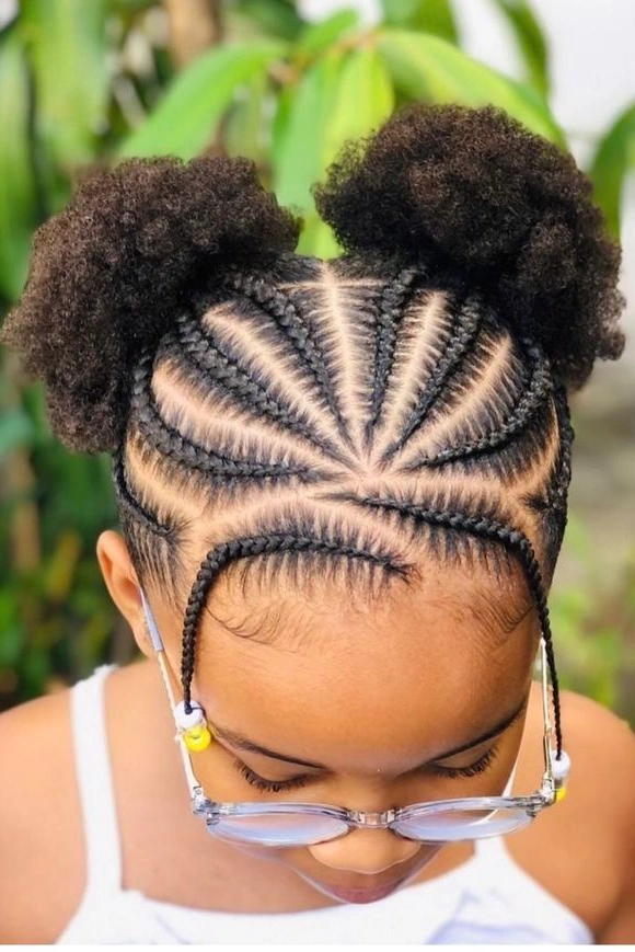 Geometric Cornrow Masterpiece