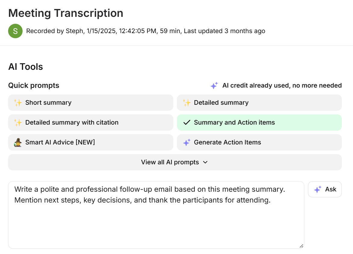 Get Polite Follow-Ups, Fast