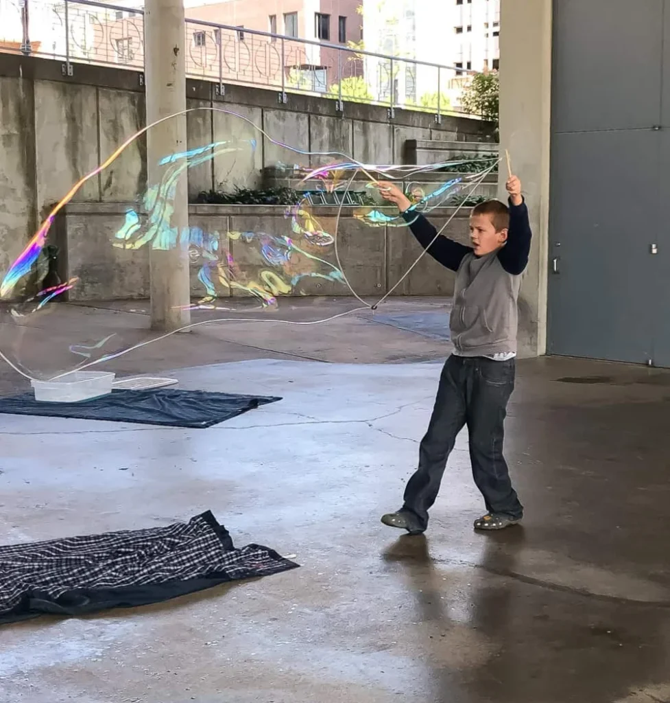 Giant Soap Bubbles