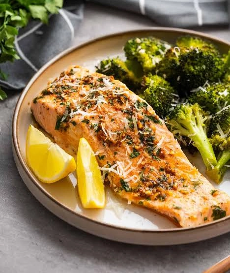 Ginger Glazed Salmon with Broccoli