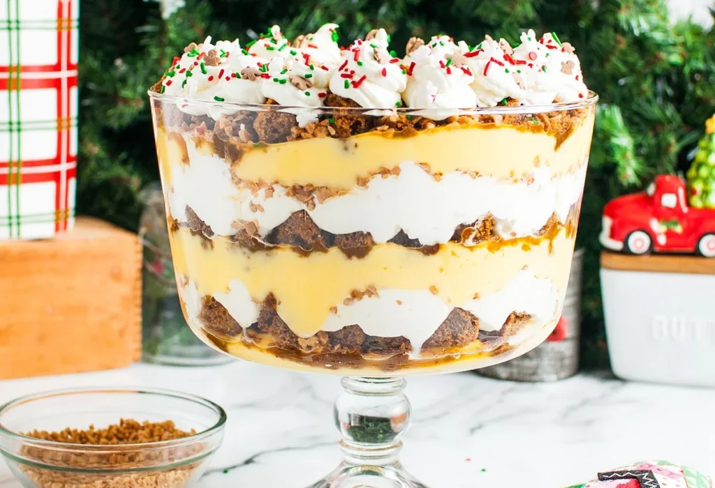 Gingerbread Cheesecake Trifle