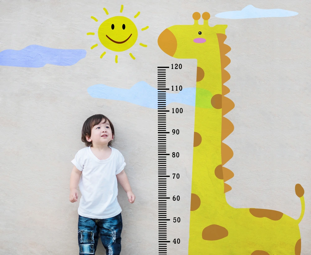 Giraffe Height Chart Wall Activity