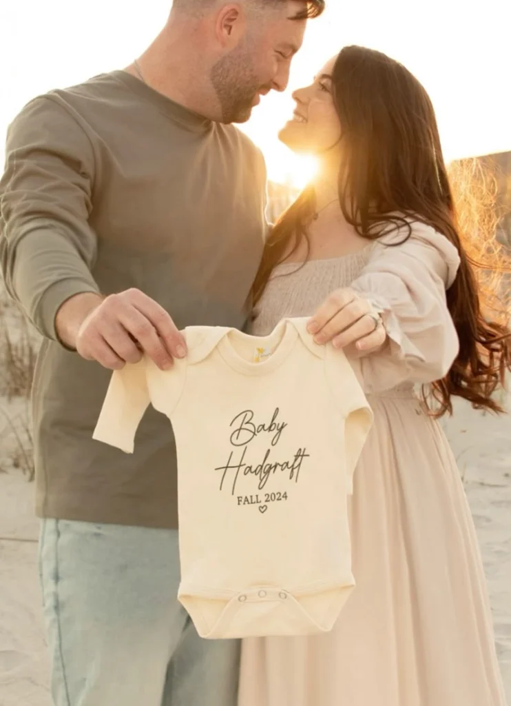 Golden Hour with Custom Onesie