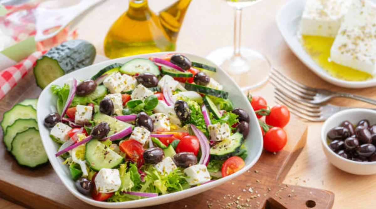Greek Salad with Olives