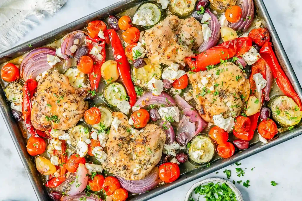 Greek Sheet Pan Chicken