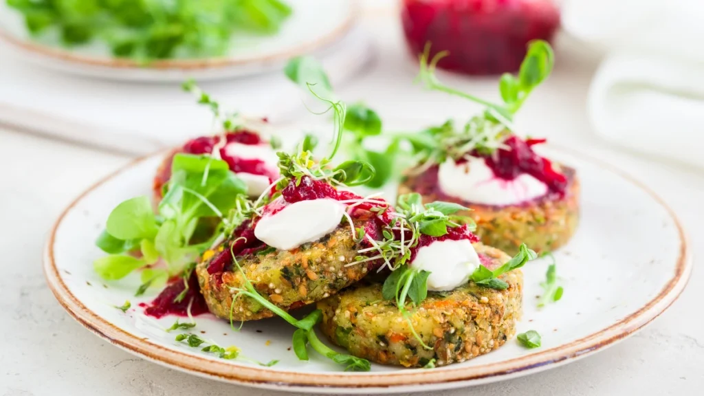 Green Pea Quinoa Fritters