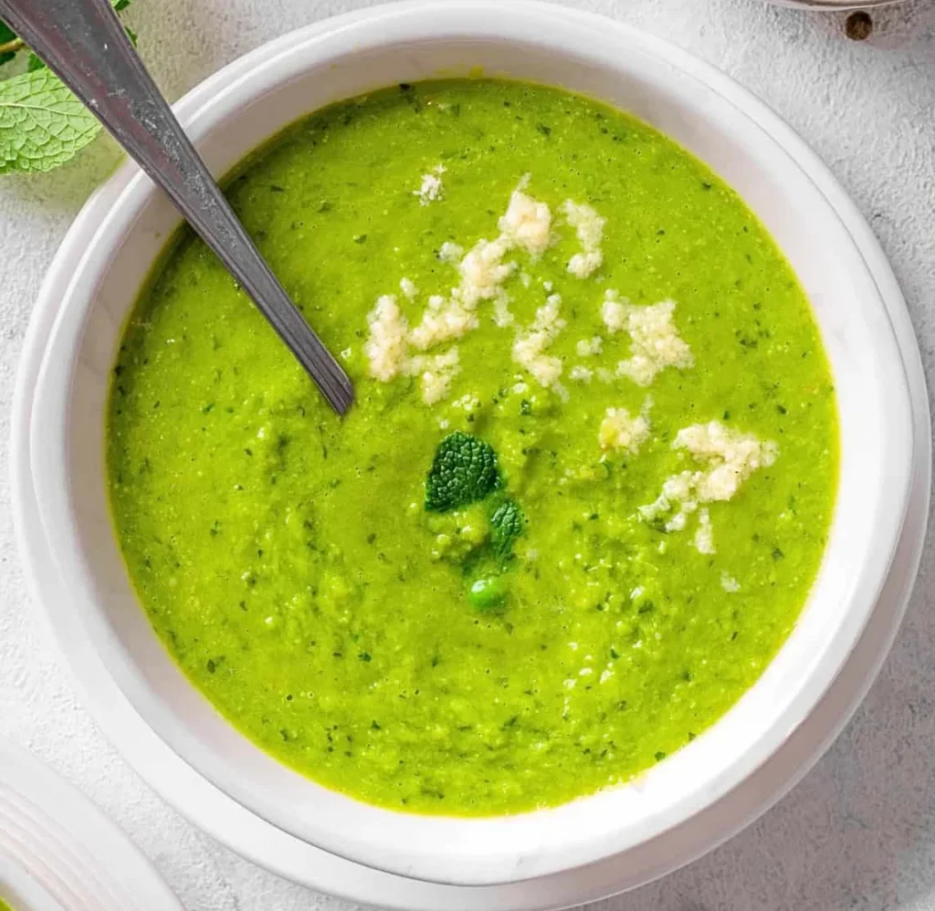 Green Pea and Mint Soup