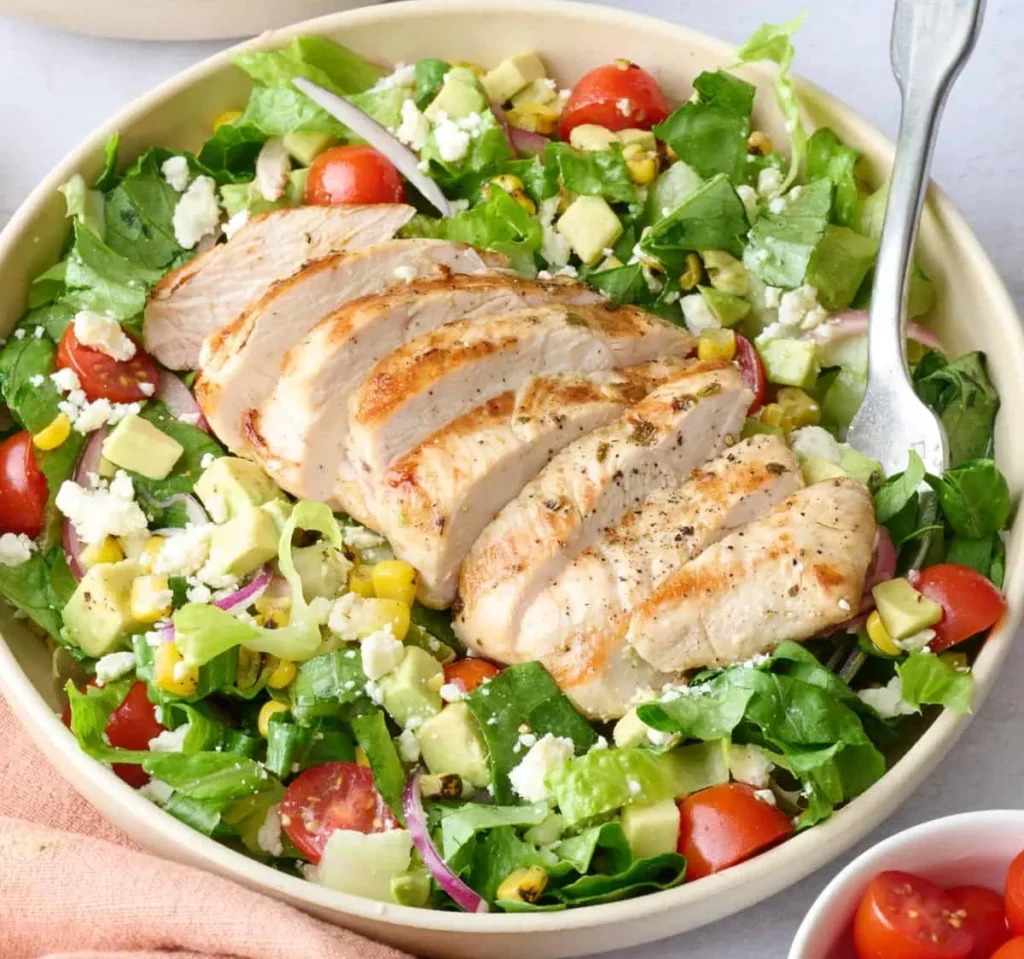 Grilled Chicken Caesar Salad Bowls