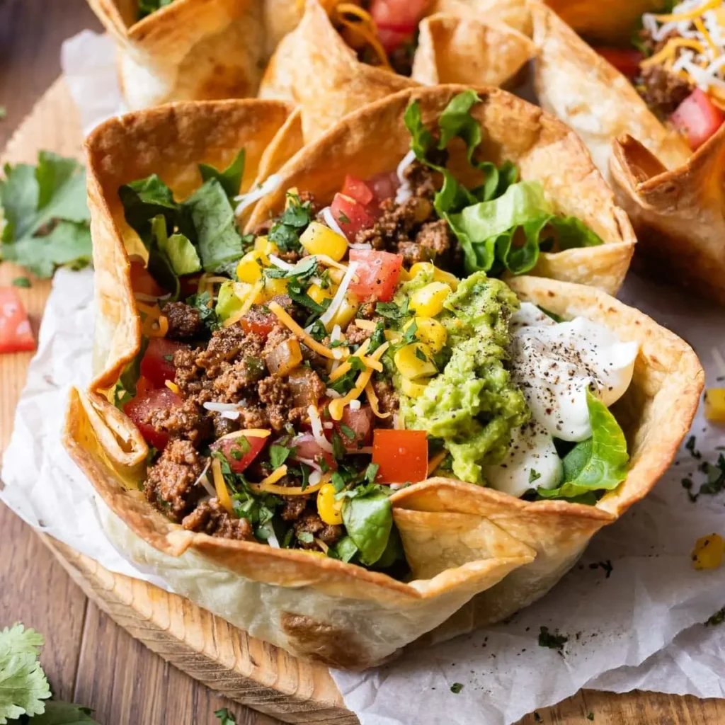 Ground Beef Taco Bowls