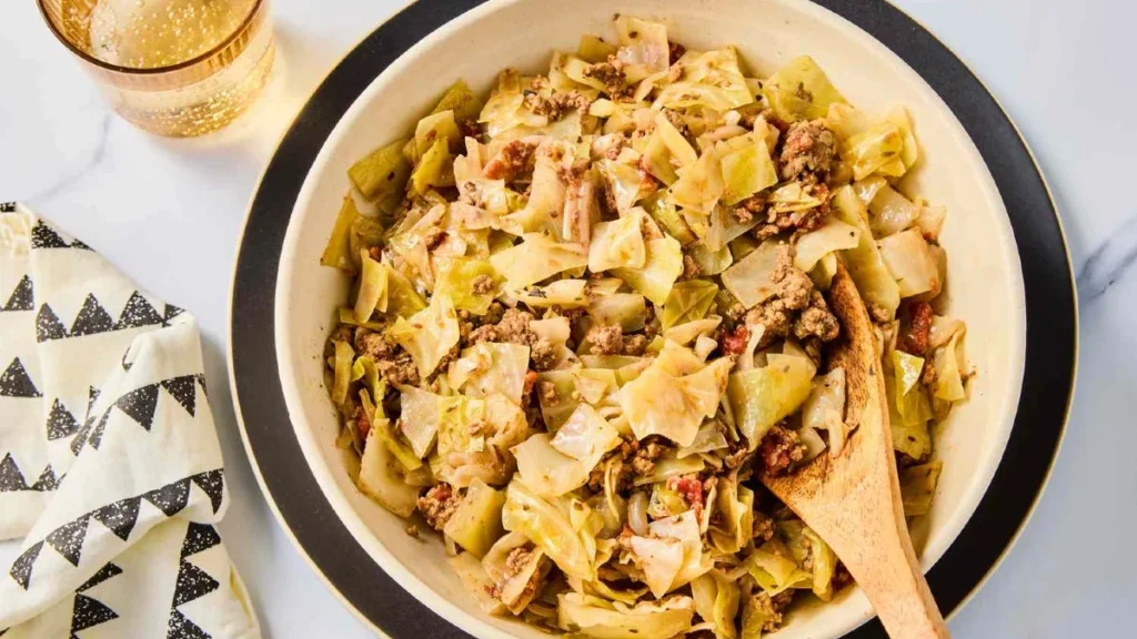 Ground Beef and Cabbage Skillet