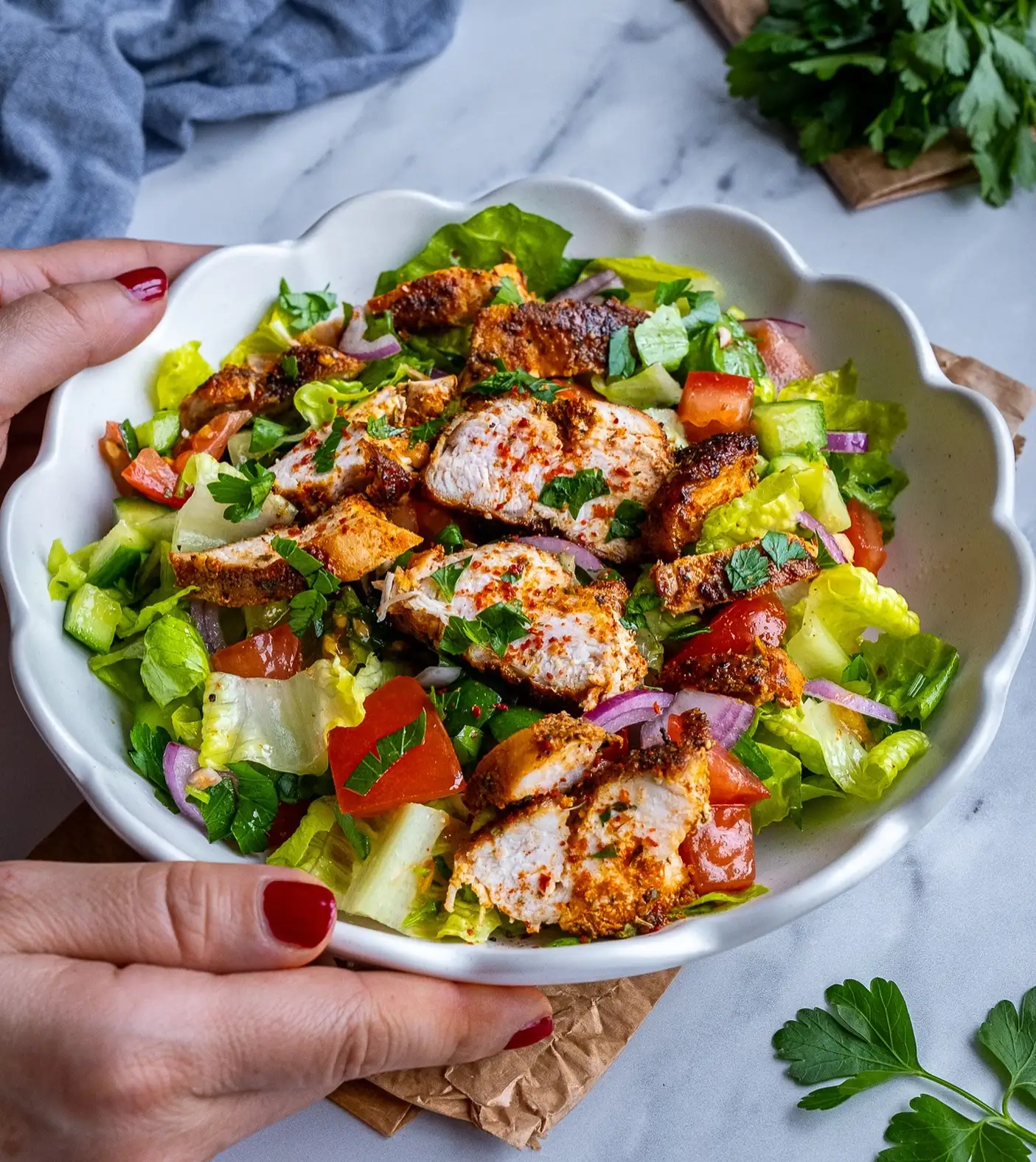 Ground Turkey Lettuce Cups with Cashews