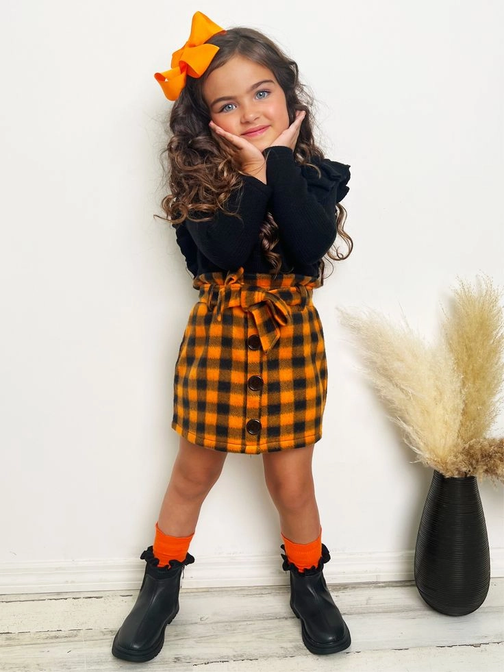Halloween Plaid Princess