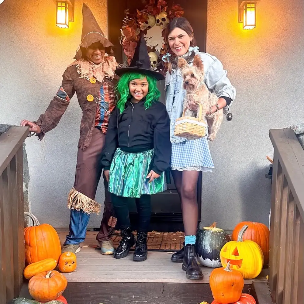 Halloween Porch Family Costumes