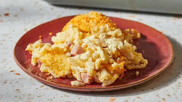 Ham and Cheese Hash Brown Casserole