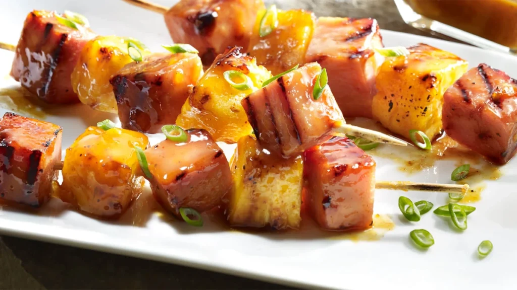 Ham and Pineapple Skewers