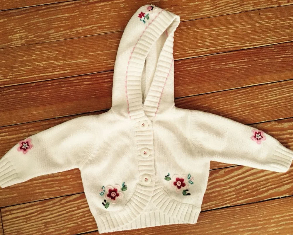 Hand-Embroidered Garden Cardigan