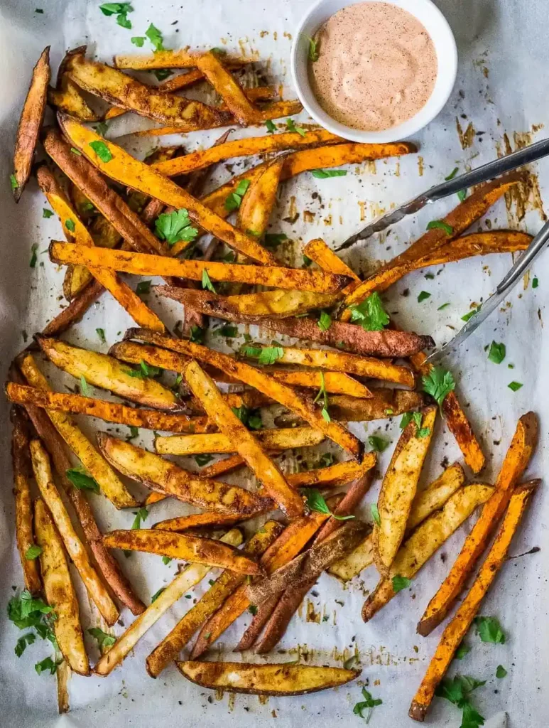 Herb Baked Sweet Potato Fries