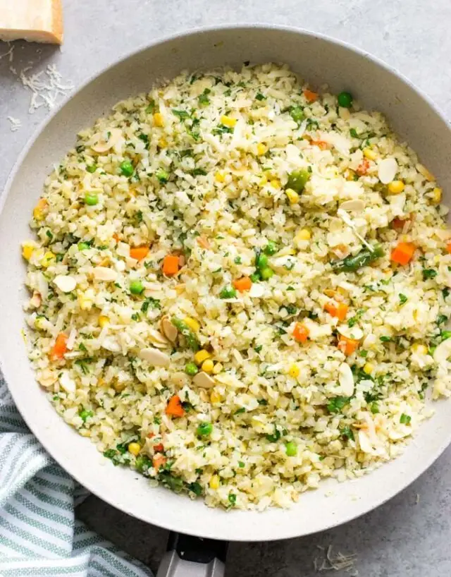 Herbed Cauliflower Rice Pilaf