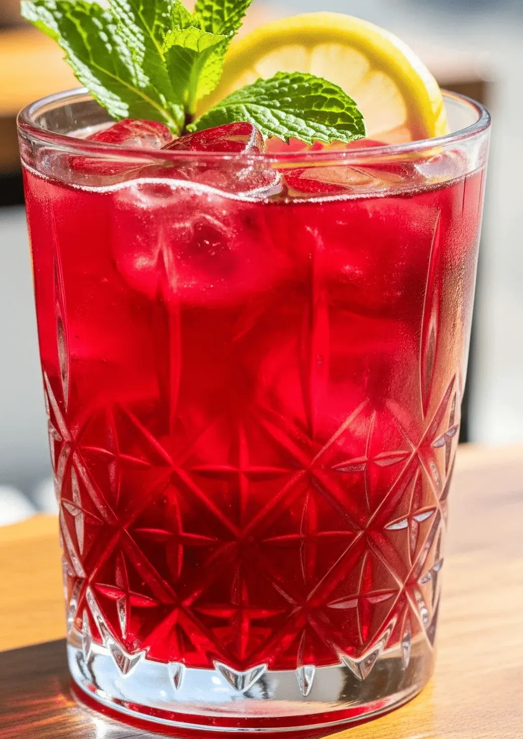 Hibiscus Ginger Iced Tea