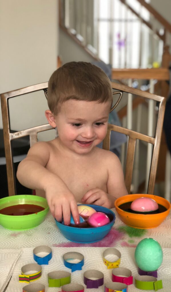 High Chair Exploration Session