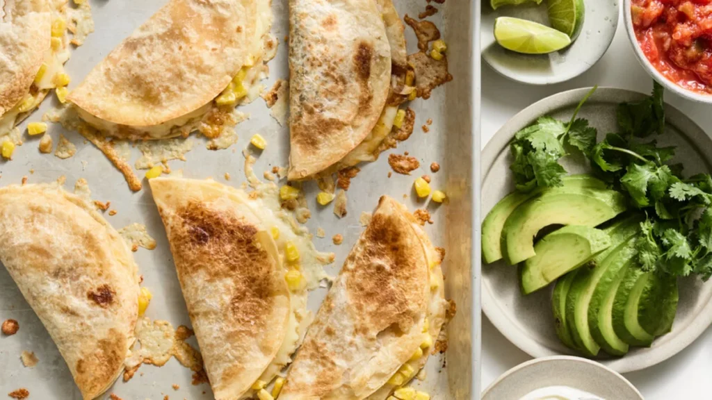 Homemade Sheet Pan Quesadillas