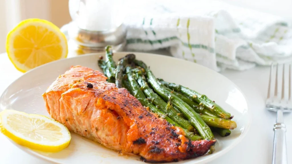 Honey Garlic Salmon and Asparagus
